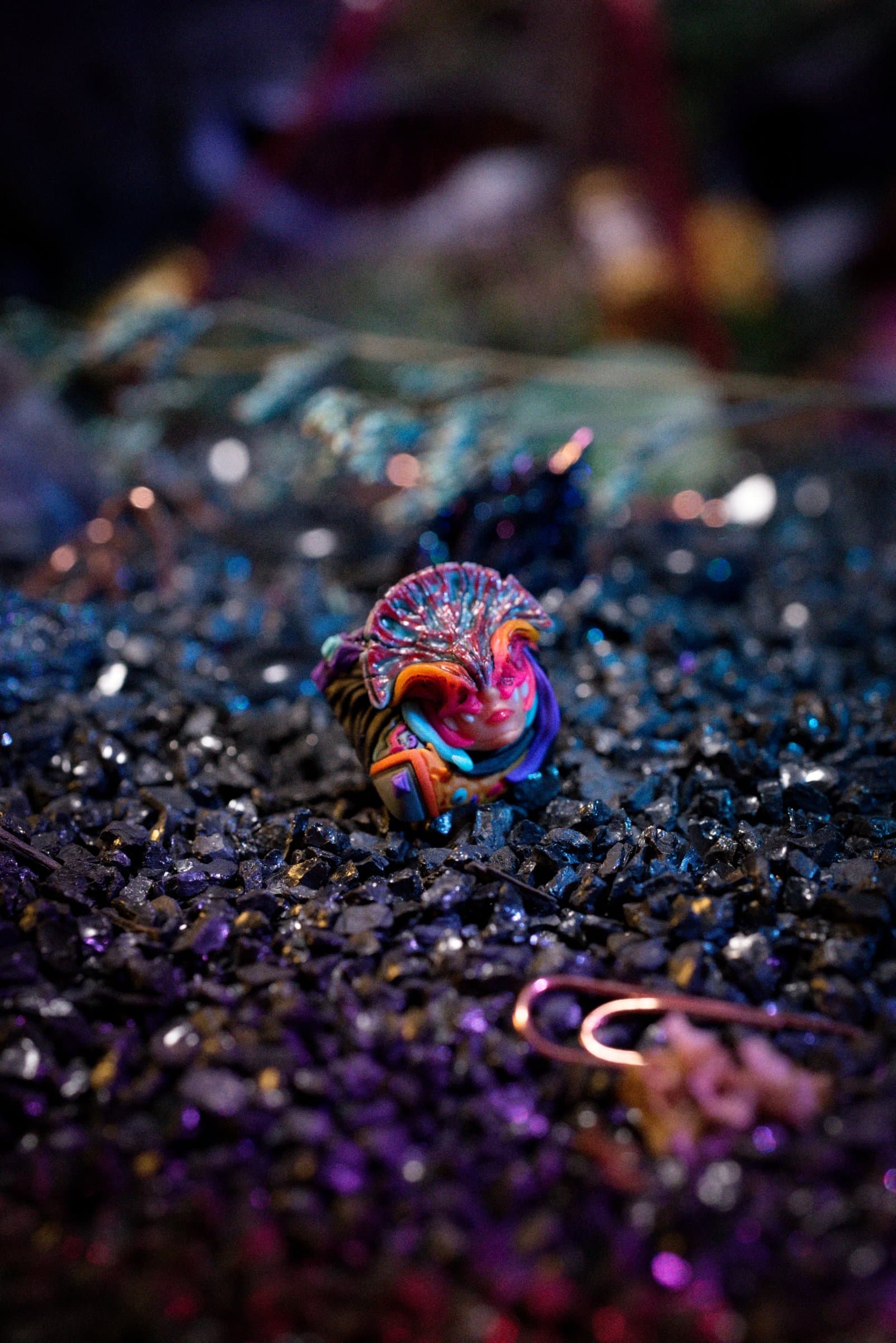 Featured artisan keycap from Creasi Workshop